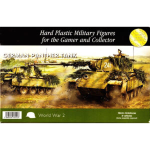 Plastic Soldier Company German Panther Tank Set of 5 Vehicles 15MM PSC WW2V15012