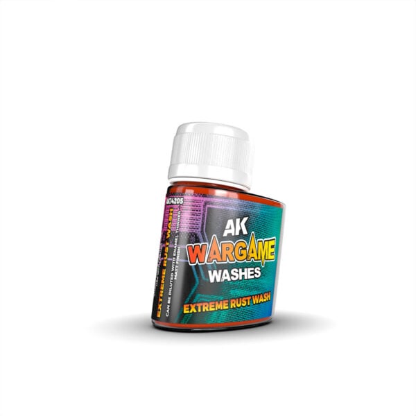 AK Interactive Wargame Washes Extreme Rust Wash 35ml AKI 14205