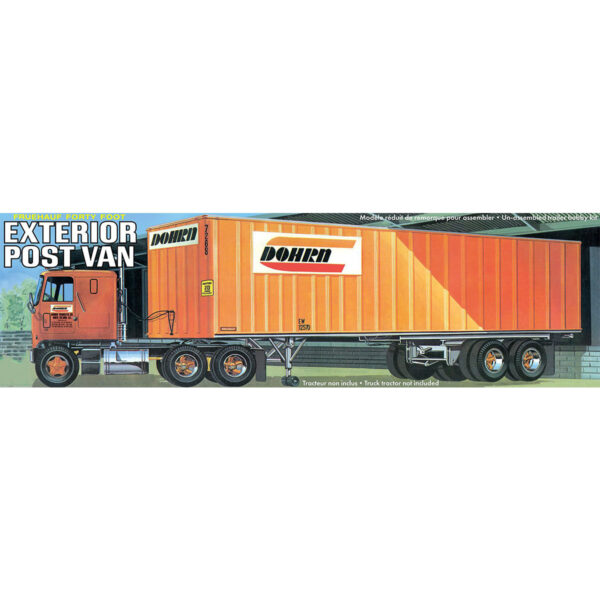 AMT Fruehauf Forty Foot Exterior Post Van Dohrn 1/25 Scale 1357