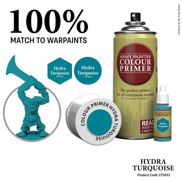 The Army Painter Spray Colour Primer Hydra Turquoise CP3033