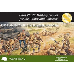 Plastic Soldier Company Russian Infantry In Summer Uniform Bagged 15MM PSC WW2015001