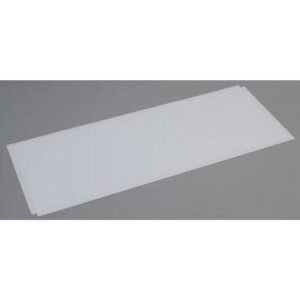 Evergreen 8in x 21in Long White Sheet .080in Pack of 2 EVE 9107