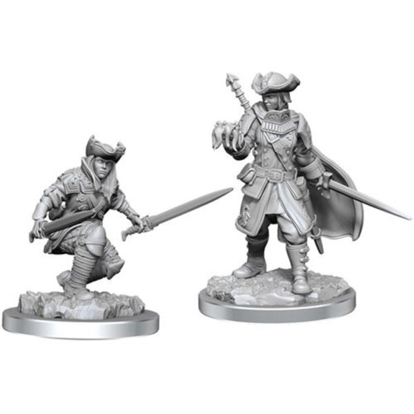 Wizkids Magic The Gathering Unpainted Miniatures Wave 4 Thraben Inspector and Tireless Tracker 90396