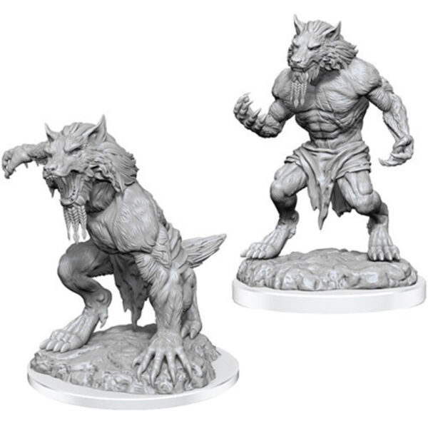 Wizkids Critical Role Unpainted Miniatures Wave 3 Fey Werewolves 90557