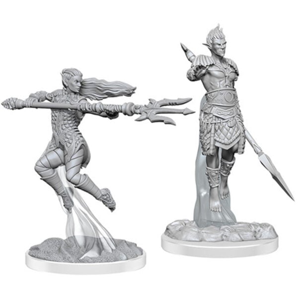 Wizkids D&D Nolzurs Marvelous Unpainted Miniatures Wave 20 Sea Elf Fighters 90613