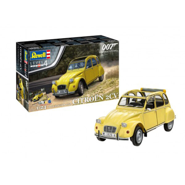 Revell James Bond Citroen 2CV Gift Set 1/24 Scale RVG 05663