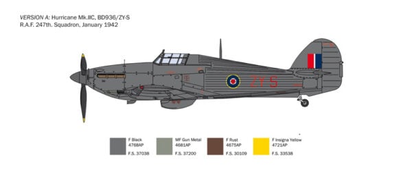 Italeri Hurricane Mk.IIC 1/48 Scale 2828