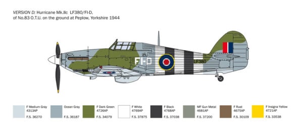 Italeri Hurricane Mk.IIC 1/48 Scale 2828