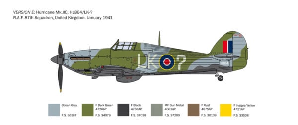 Italeri Hurricane Mk.IIC 1/48 Scale 2828