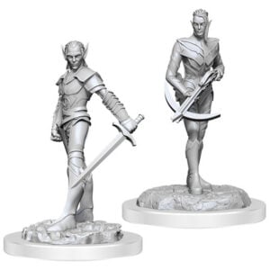 Wizkids D&D Nolzurs Marvelous Unpainted Miniatures Wave 18 Drow Fighters 90525