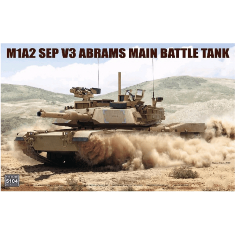 RyeField Model M1A2 Sep V3 Abrams Main Battle Tank 1/35 Scale RM-5104 ...