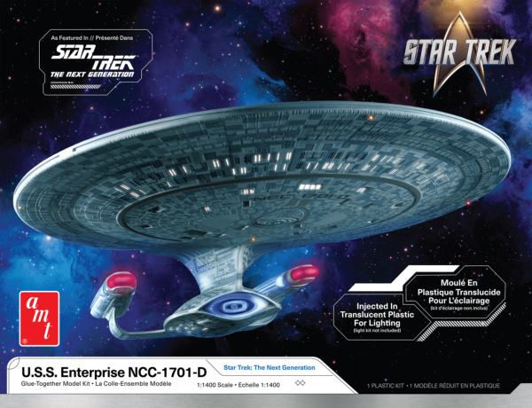 AMT Star Trek The Next Generation USS Enterprise NCC-1701-D 1/1400 Scale 1429