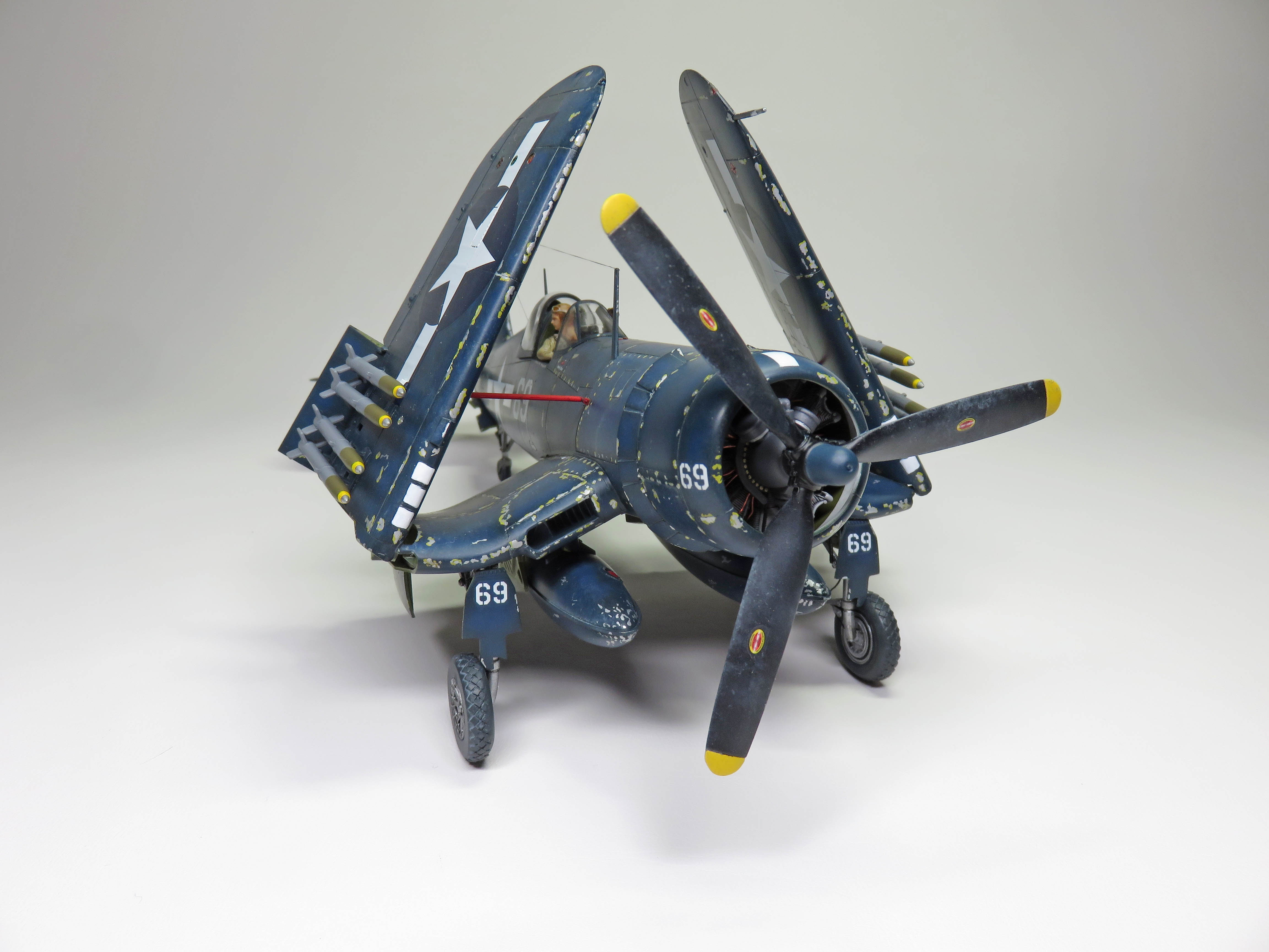 Tamiya Corsair Finished Front View