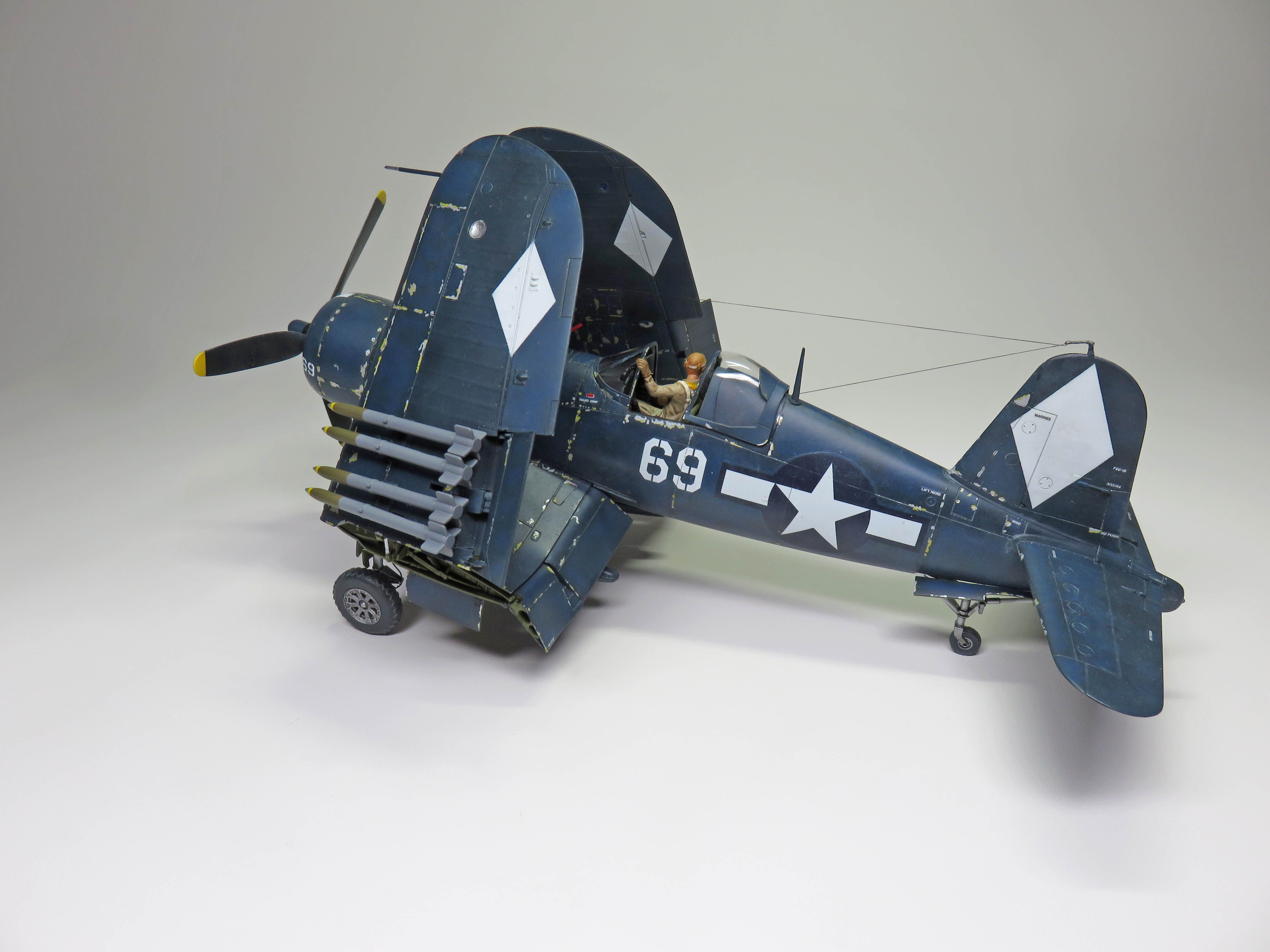 Tamiya Corsair Finished Other Side View