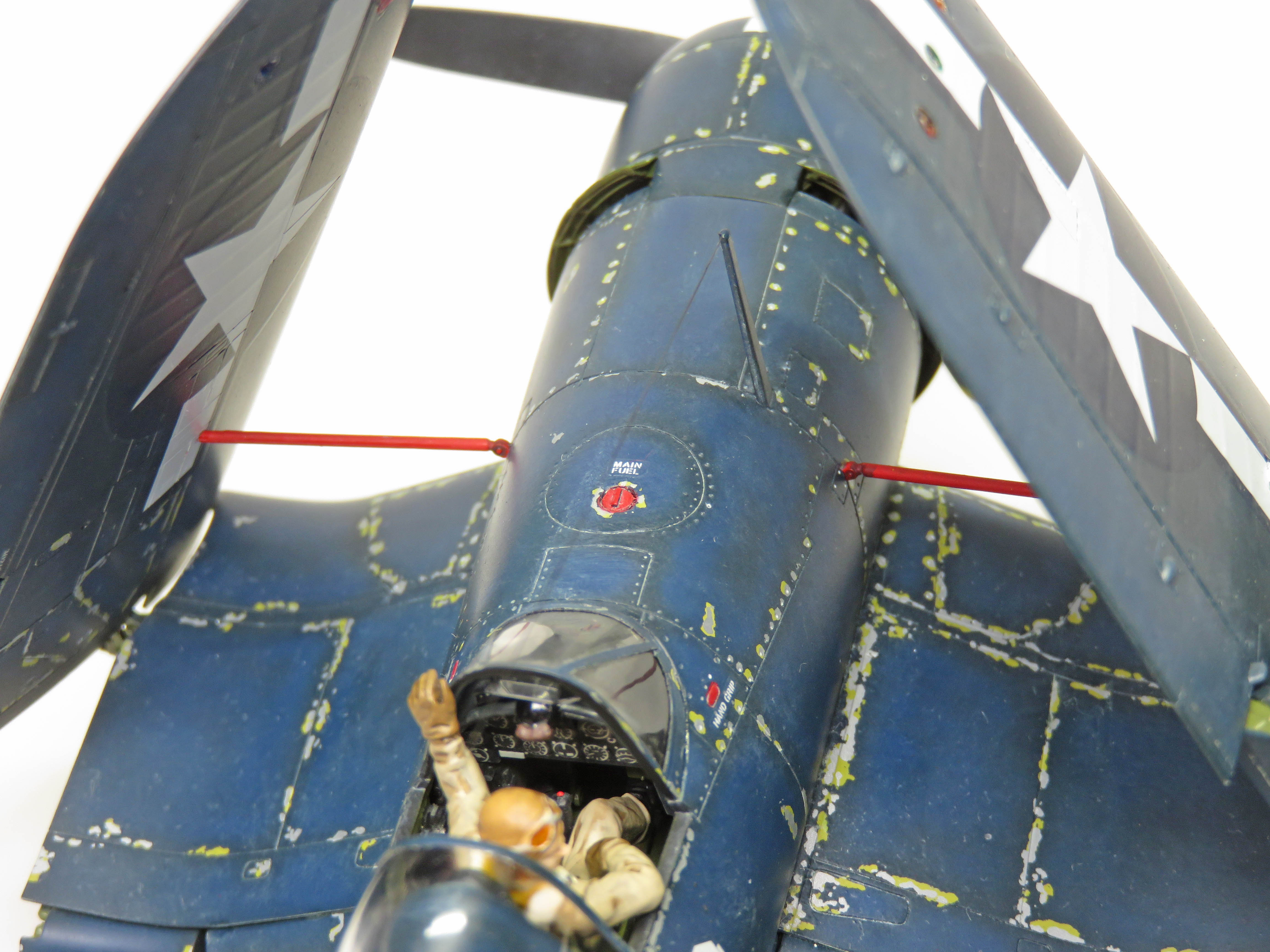 Tamiya Corsair Finished Pilot View