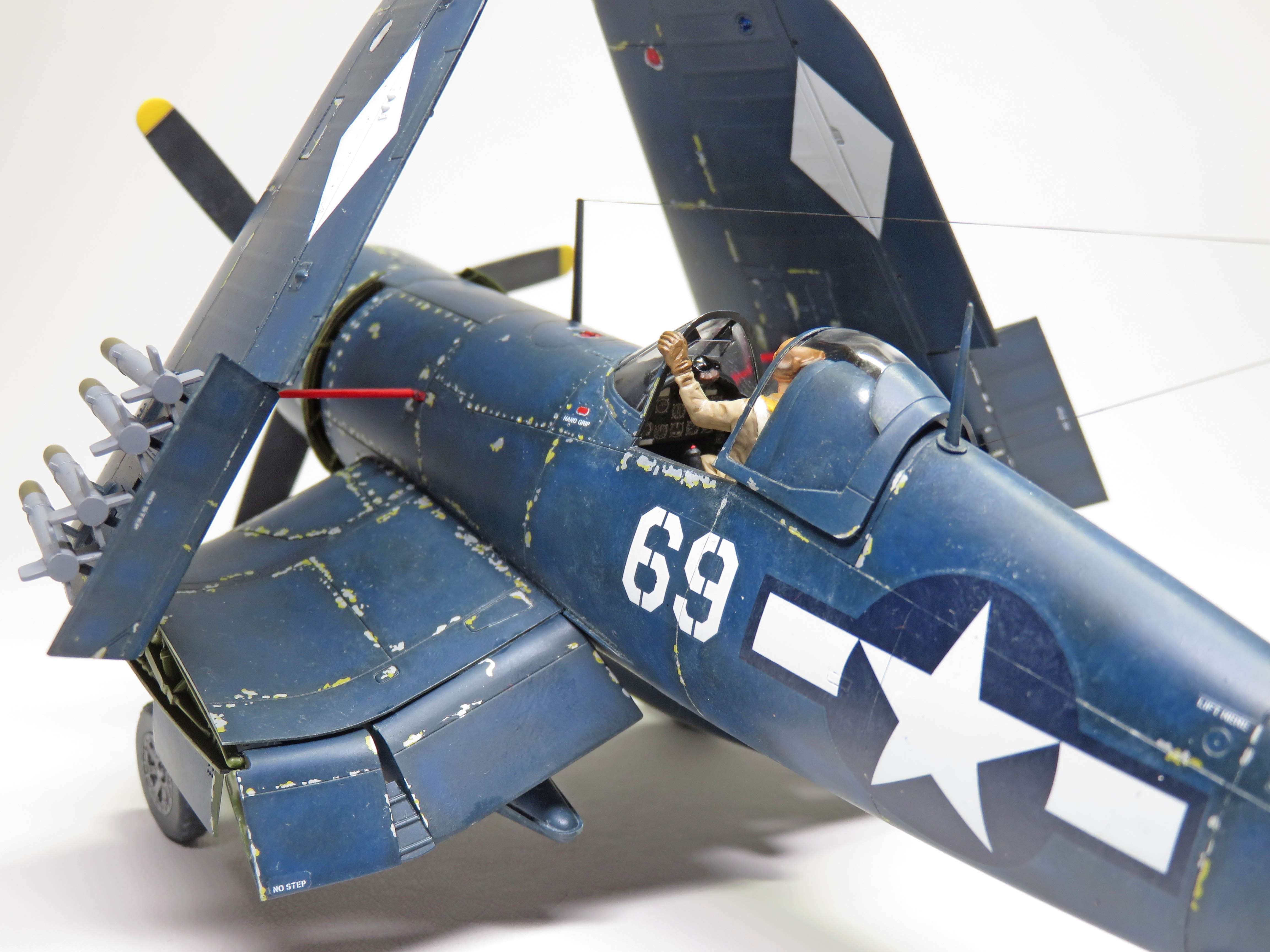 Tamiya Corsair Finished Side Pilot View