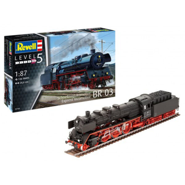 Revell Standard Express Locomotive BR 03 Class with Tender 1/87 Scale 02166