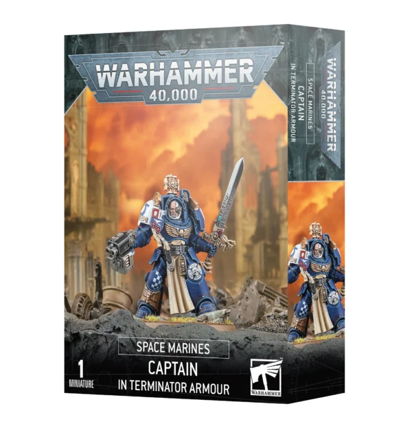 Warhammer 40000 Space Marine Captain in Terminator Armour 48-92