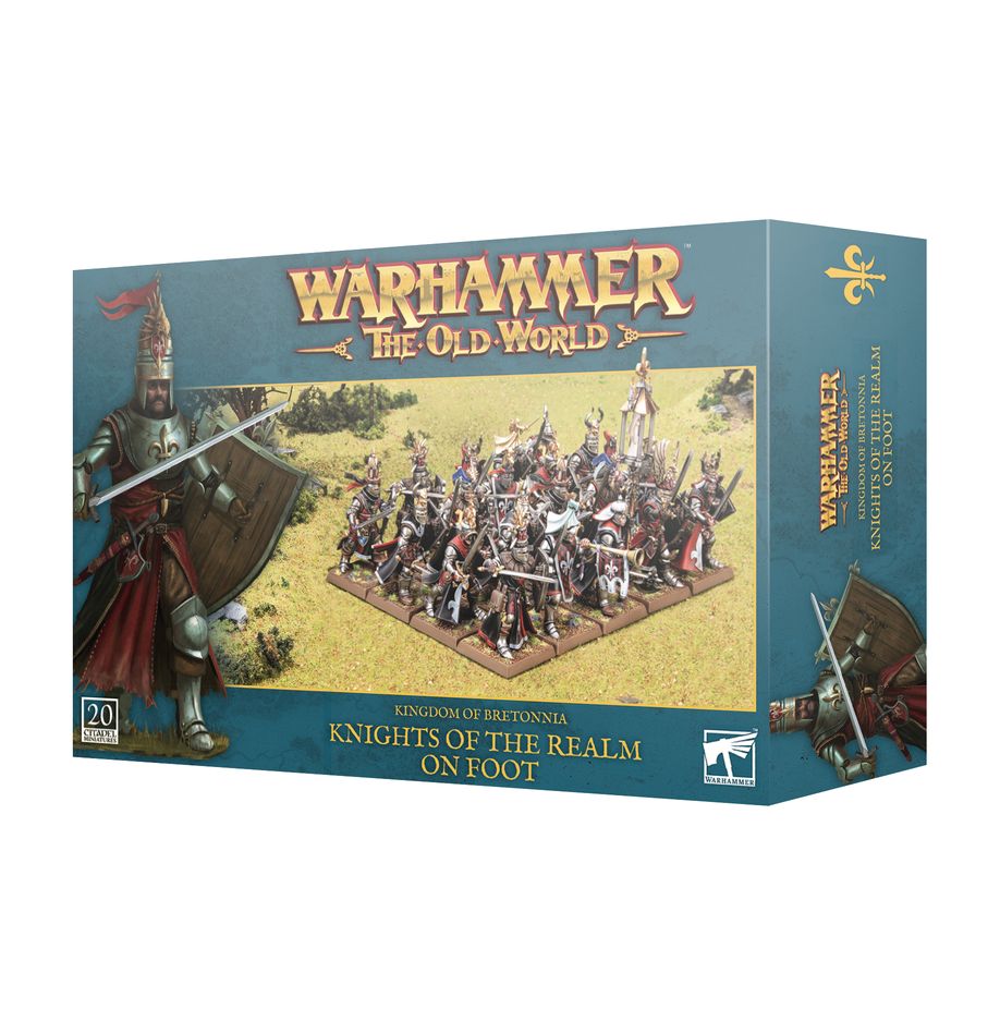 Warhammer The Old World Kingdom of Bretonnia Knights of the Realm on Foot  06-08