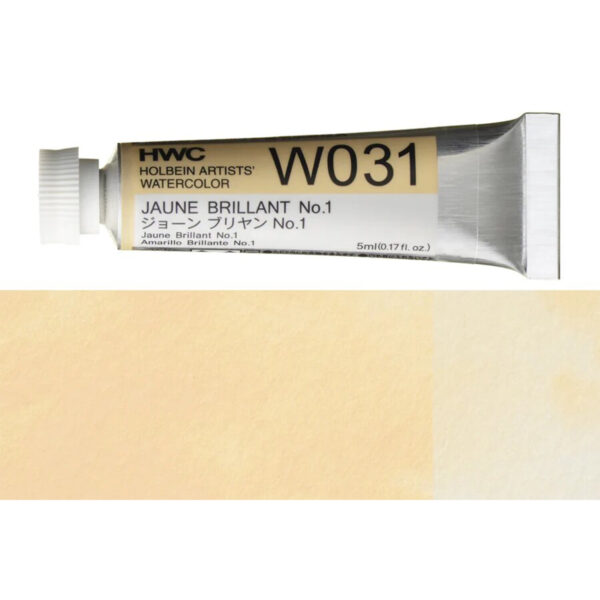 Holbein Artist Watercolour Jaune Brilliant #1 5ml W031A