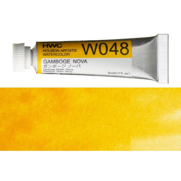 Holbein Artist Watercolour Gamboge Nova 5ml W048B