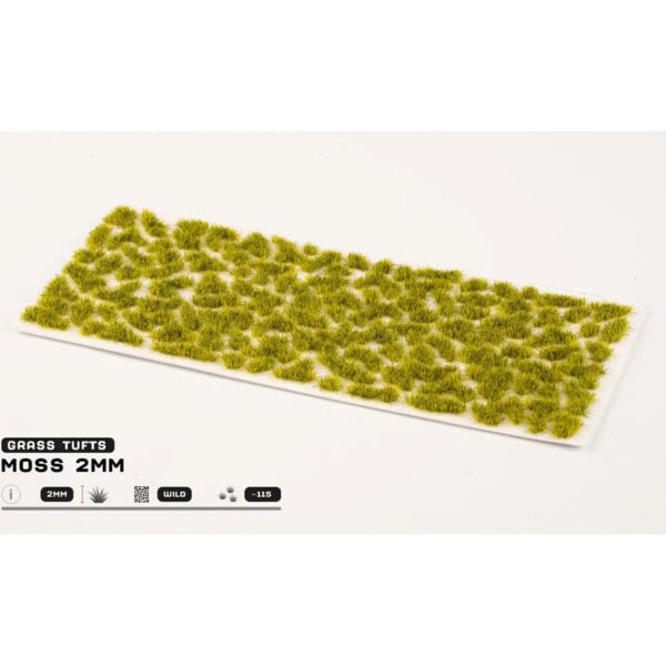 Gamers Grass Moss 2mm Tufts GG2-MO