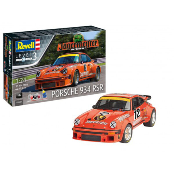 Revell Jagermeister Motorsport Porsche 934 RSR 50th Anniversary 1/24 Scale 05669