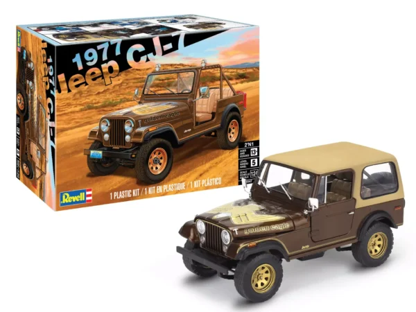 Revell 1977 Jeep CJ-7 2n1 1/24 Scale RMX 85-4547 14547