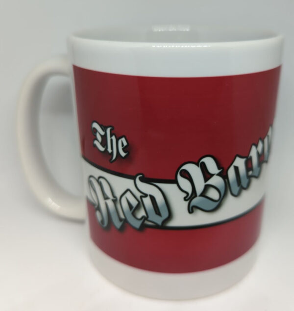 Red Baron Coffee Mug White SUP-MUGREDBARW