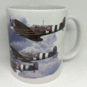 Spitfire Coffee Mug White with Specs 11oz SUP-MUGSPIT1