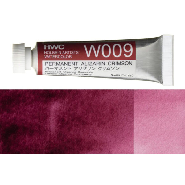 Holbein Artist Watercolour Permanent Alizarin Crimson 5ml W009C