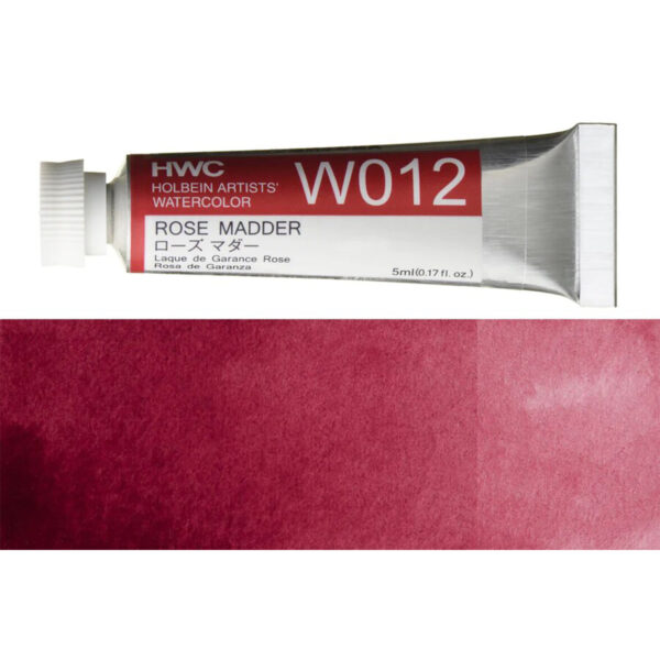 Holbein Artist Watercolour Rose Madder 5ml W012A