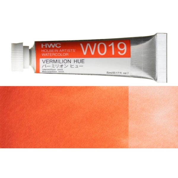 Holbein Artist Watercolour Vermilion Hue 5ml W019A