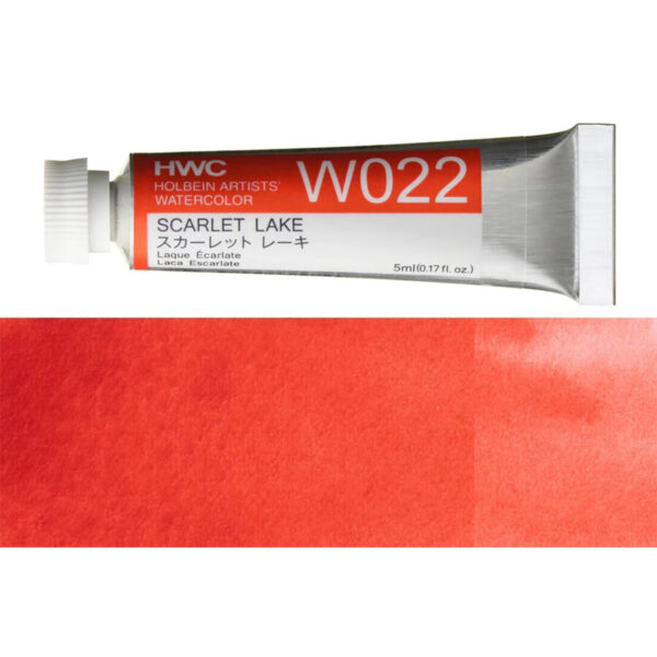 Holbein Artist Watercolour Scarlet Lake 5ml W022B