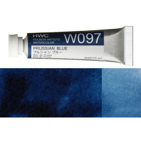 Holbein Artist Watercolour Prussian Blue 5ml W097A