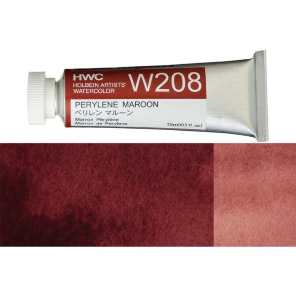 Holbein Artist Watercolour Perylene Maroon 15ml W208B