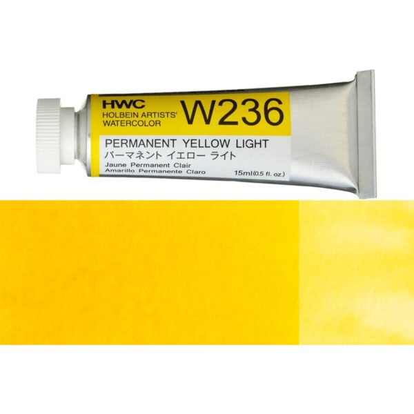 Holbein Artist Watercolour Permanent Yellow Light 15ml W236A