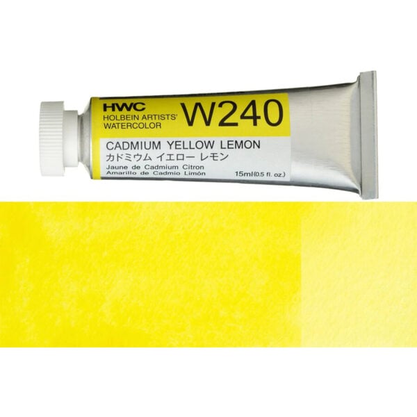 Holbein Artist Watercolour Cadmium Yellow Lemon 15ml W240C