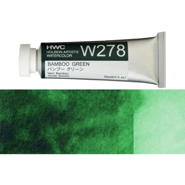 Holbein Artist Watercolour Bamboo Green 15ml W278B