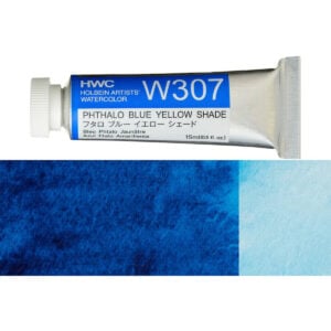 Holbein Artist Watercolour Phthalo Blue Yellow Shade 15ml W307A