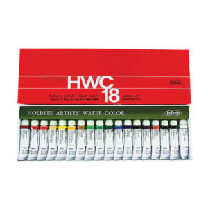 W403 Holbein Artist Watercolour Paint Set of 18 - 5ml W403