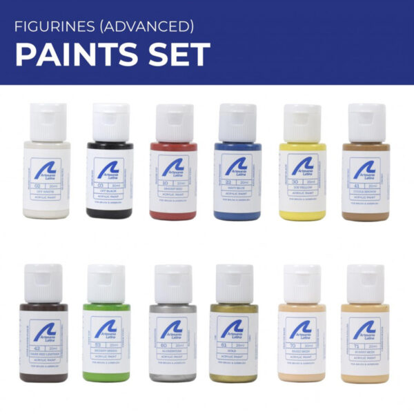 Artesania Latina Advanced Figurines Paint Set of 12 for 22411/20515/22517/22520-F 277PACK15