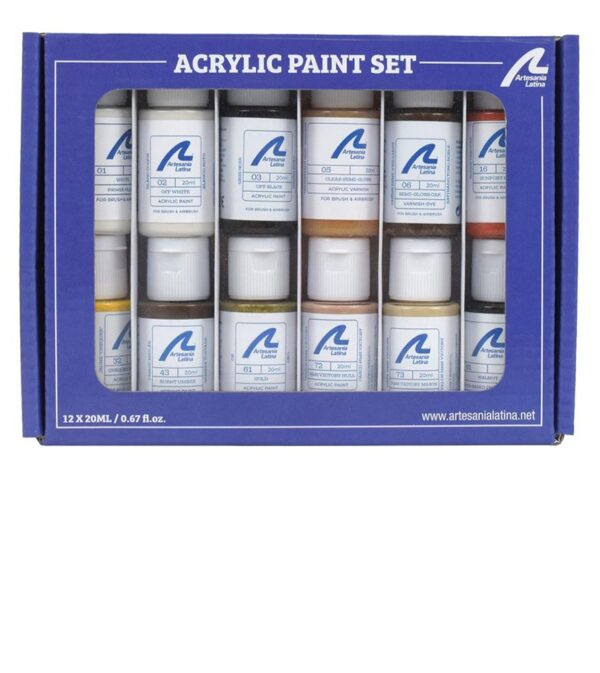 Artesania Latina HMS Victory Cross Section Paint Set of 12 for Model 20500 277PACK29