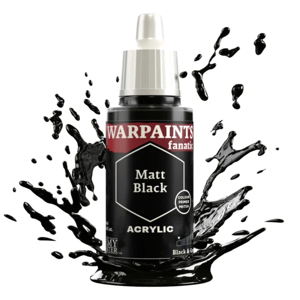 The Army Painter Warpaints Fanatic Matt Black WP3001