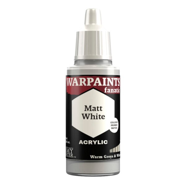 The Army Painter Warpaints Fanatic Matt White WP3012