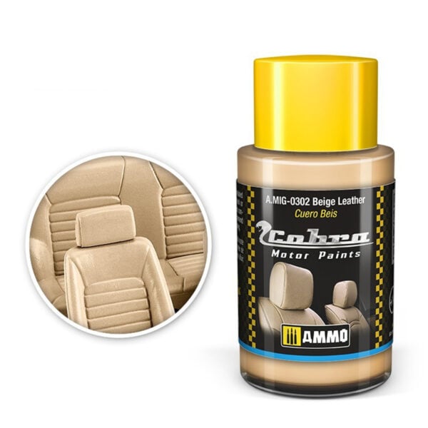 Ammo by Mig Cobra Motor Beige Leather Acrylic Paint AMIG0302