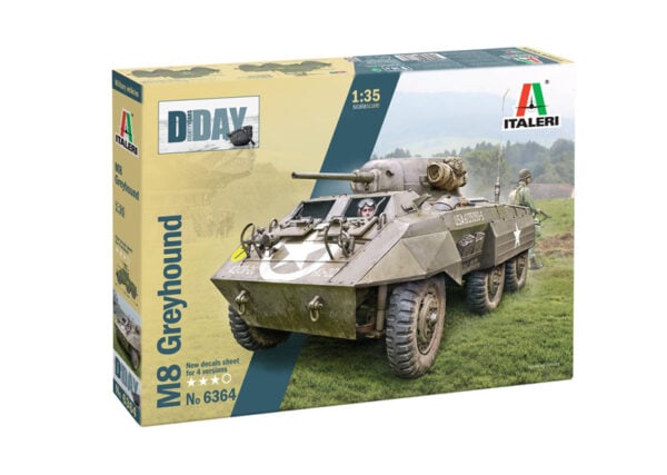 Italeri M8 Greyhound Armoured Car 1/35 Scale 6364