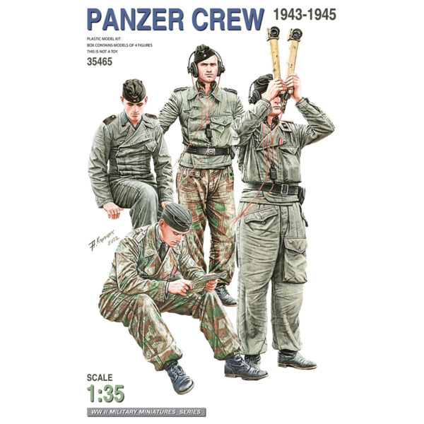 Miniart Panzer Crew 1943-1945 1/35 Scale 35465