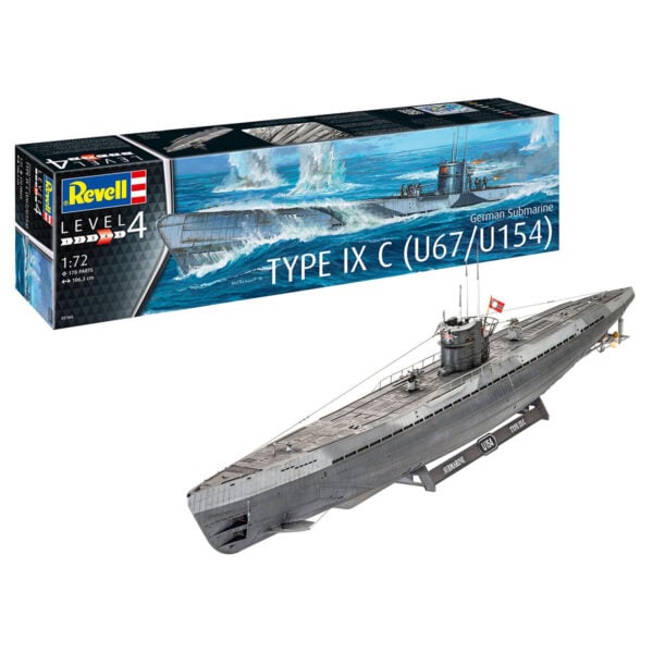 Revell Deutsches U-Boot German Submarine Type IX C Platinum Edition 1/72 Scale 05180