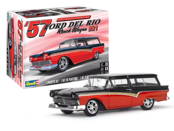 Revell 1957 Ford Del Rio Ranch Wagon 2n1 1/25 Scale RMX 85-4548 14548